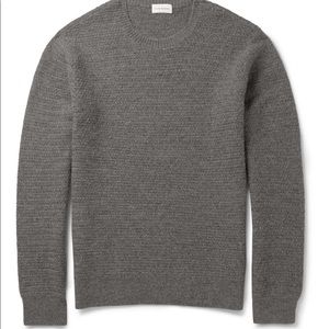 Club Monaco Gray Waffle-Knit Sweater
